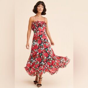 Hutch Ruffle Swing Dress Size 6P